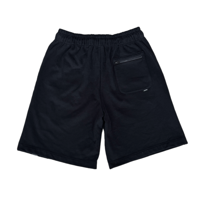 Unknown London Baggy Black Steppa Shorts