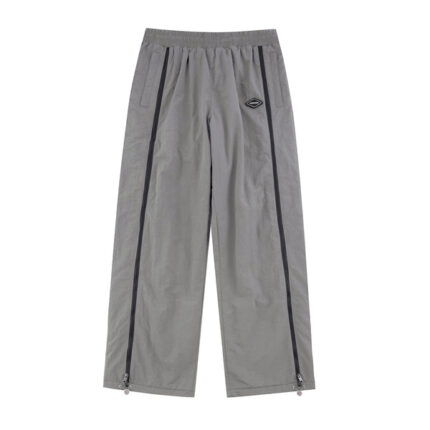 Unknown London Grey Baggy Fit Zip Trackies