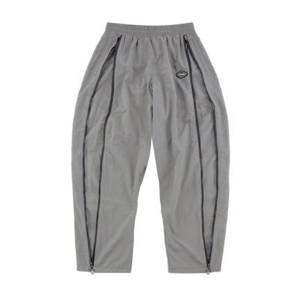 Unknown London Grey Baggy Fit Zip Trackies