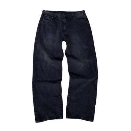 Unknown London Stripe Baggy Denim